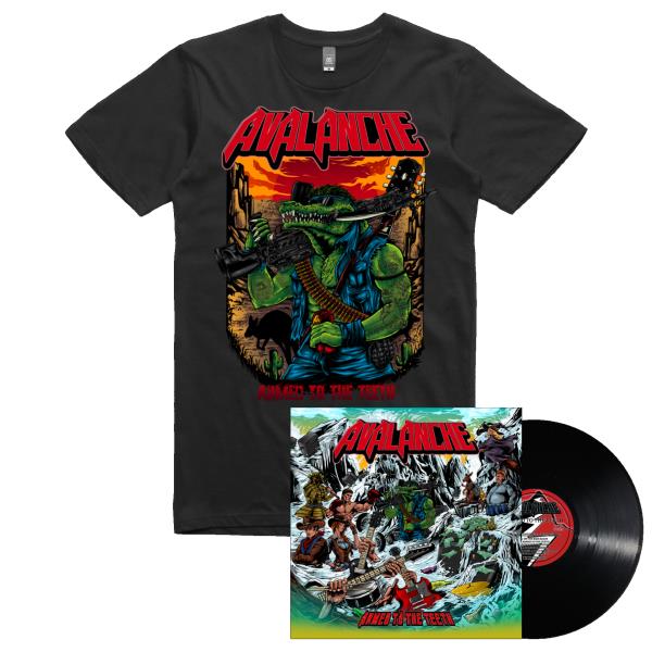 Armed to the Teeth - VINYL & T-SHIRT Bundle (Avalanche)