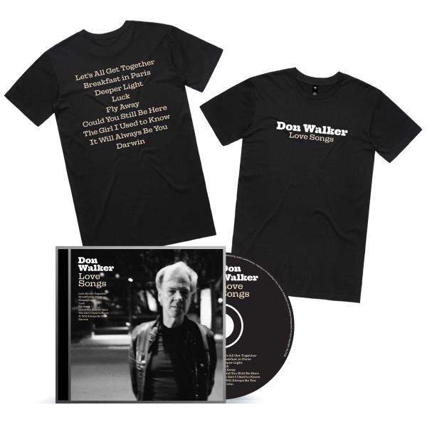 Love Songs - CD + T-Shirt Bundle