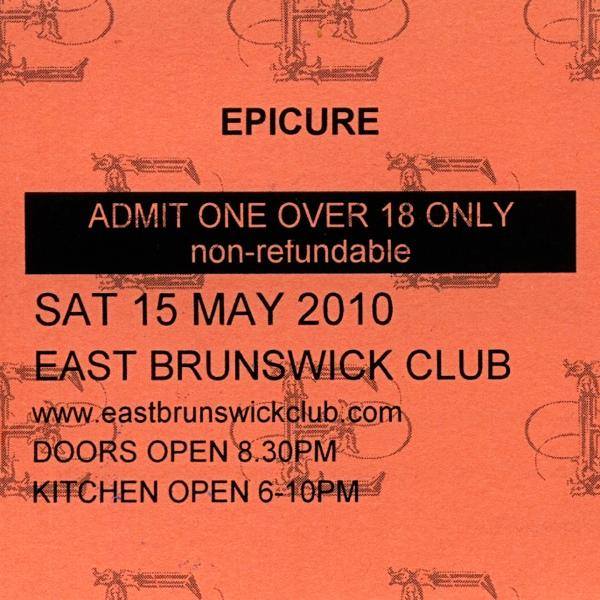 Live At The East Brunswick Club
